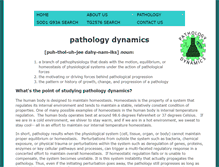Tablet Screenshot of pathology-dynamics.org
